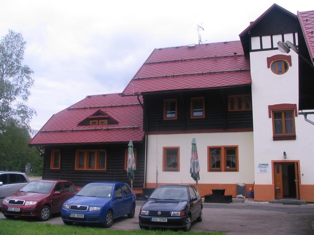Penzion Pstruh Stožec Exteriör bild